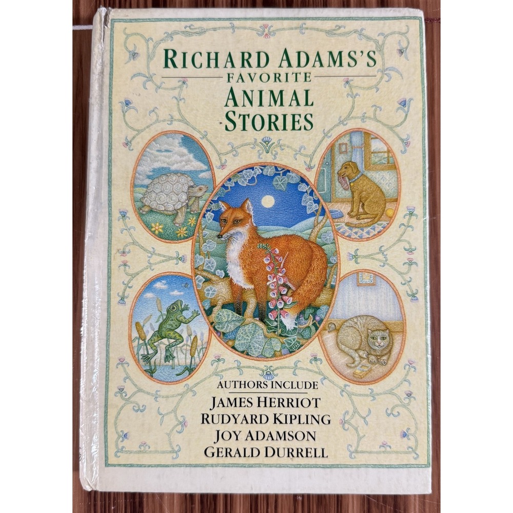 Richard Adams Favorite Animal Stories Hardcover Book 1988 Exeter 0671092286